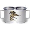 10 oz. White Stainless Steel Coffee Mug Thumbnail