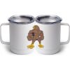 10 oz. White Stainless Steel Coffee Mug Thumbnail
