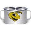 10 oz. White Stainless Steel Coffee Mug Thumbnail