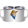 10 oz. White Stainless Steel Coffee Mug Thumbnail