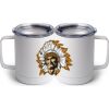 10 oz. White Stainless Steel Coffee Mug Thumbnail