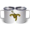 10 oz. White Stainless Steel Coffee Mug Thumbnail