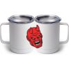 10 oz. White Stainless Steel Coffee Mug Thumbnail