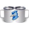 10 oz. White Stainless Steel Coffee Mug Thumbnail