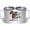10 oz. White Stainless Steel Coffee Mug Thumbnail