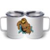 10 oz. White Stainless Steel Coffee Mug Thumbnail