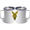 10 oz. White Stainless Steel Coffee Mug Thumbnail