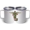 10 oz. White Stainless Steel Coffee Mug Thumbnail