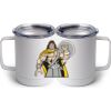 10 oz. White Stainless Steel Coffee Mug Thumbnail