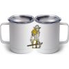 10 oz. White Stainless Steel Coffee Mug Thumbnail