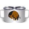 10 oz. White Stainless Steel Coffee Mug Thumbnail