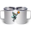 10 oz. White Stainless Steel Coffee Mug Thumbnail