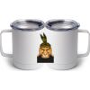 10 oz. White Stainless Steel Coffee Mug Thumbnail