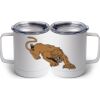 10 oz. White Stainless Steel Coffee Mug Thumbnail