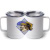 10 oz. White Stainless Steel Coffee Mug Thumbnail