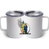 10 oz. White Stainless Steel Coffee Mug Thumbnail