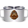 10 oz. White Stainless Steel Coffee Mug Thumbnail