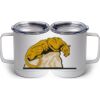 10 oz. White Stainless Steel Coffee Mug Thumbnail
