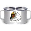 10 oz. White Stainless Steel Coffee Mug Thumbnail