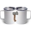 10 oz. White Stainless Steel Coffee Mug Thumbnail