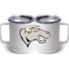 10 oz. White Stainless Steel Coffee Mug Thumbnail