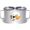 10 oz. White Stainless Steel Coffee Mug Thumbnail