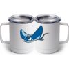 10 oz. White Stainless Steel Coffee Mug Thumbnail