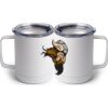 10 oz. White Stainless Steel Coffee Mug Thumbnail