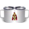 10 oz. White Stainless Steel Coffee Mug Thumbnail