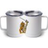 10 oz. White Stainless Steel Coffee Mug Thumbnail