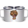 10 oz. White Stainless Steel Coffee Mug Thumbnail
