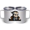 10 oz. White Stainless Steel Coffee Mug Thumbnail