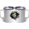 10 oz. White Stainless Steel Coffee Mug Thumbnail