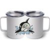10 oz. White Stainless Steel Coffee Mug Thumbnail