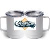 10 oz. White Stainless Steel Coffee Mug Thumbnail