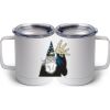 10 oz. White Stainless Steel Coffee Mug Thumbnail