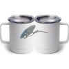 10 oz. White Stainless Steel Coffee Mug Thumbnail
