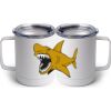 10 oz. White Stainless Steel Coffee Mug Thumbnail