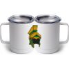 10 oz. White Stainless Steel Coffee Mug Thumbnail