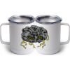 10 oz. White Stainless Steel Coffee Mug Thumbnail