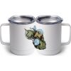 10 oz. White Stainless Steel Coffee Mug Thumbnail