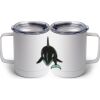 10 oz. White Stainless Steel Coffee Mug Thumbnail
