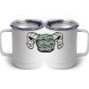 10 oz. White Stainless Steel Coffee Mug Thumbnail