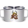 10 oz. White Stainless Steel Coffee Mug Thumbnail