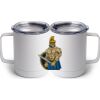 10 oz. White Stainless Steel Coffee Mug Thumbnail