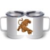 10 oz. White Stainless Steel Coffee Mug Thumbnail