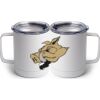 10 oz. White Stainless Steel Coffee Mug Thumbnail