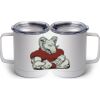 10 oz. White Stainless Steel Coffee Mug Thumbnail