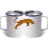 10 oz. White Stainless Steel Coffee Mug Thumbnail