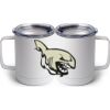 10 oz. White Stainless Steel Coffee Mug Thumbnail